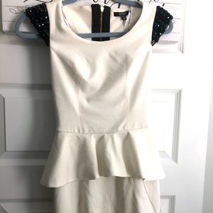 White “xoxo” mini dress